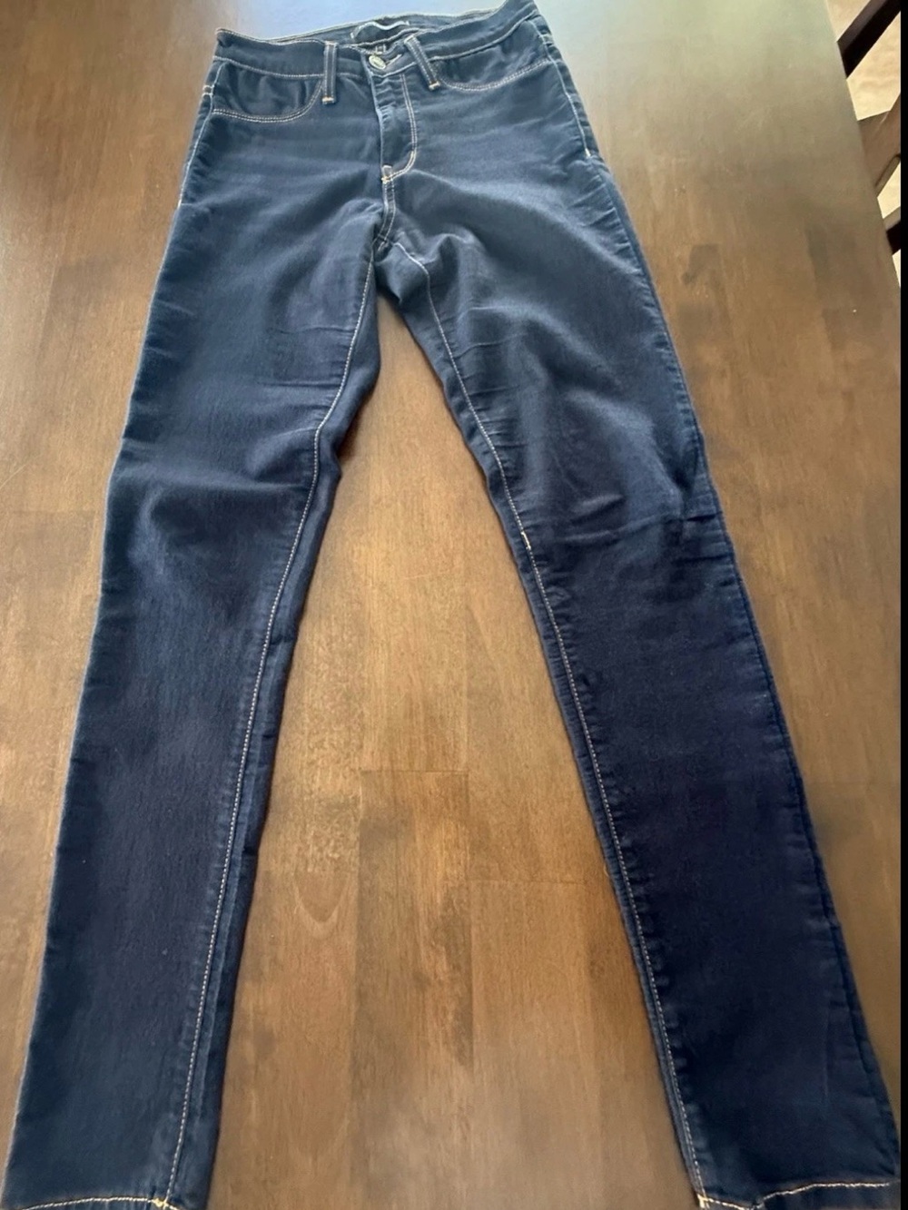 Flying Monkey Dark Wash High Rise Skinny Jeans Women’s Size 27 Stretch Denim - Picture 2 of 7